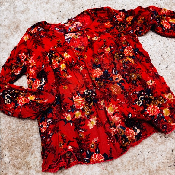 AEO 🦅 Floral Blouse - Picture 2 of 2
